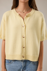 Elle Short Sleeve Cardigan