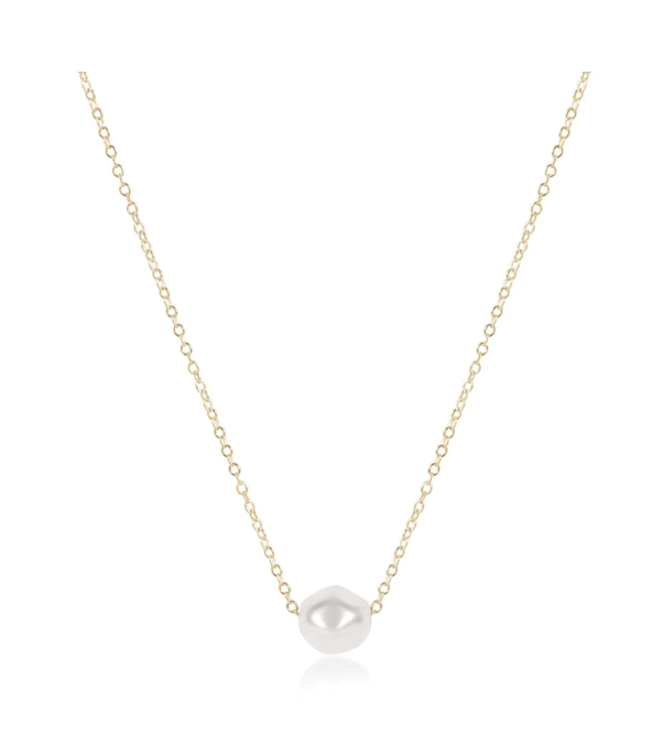 16" Necklace Gold - Admire Pearl