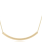 16" Necklace Gold - Bliss Bar Textured Gold