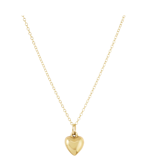 16" Necklace Gold - Love Plush Small Gold Charm