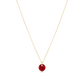 16" Necklace Gold - Reflection Small Charm