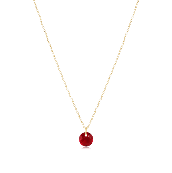 16" Necklace Gold - Reflection Small Charm