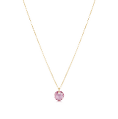 16" Necklace Gold - Reflection Small Charm