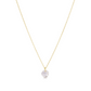 16" Necklace Gold - Reflection Small Charm