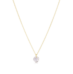 16" Necklace Gold - Reflection Small Charm