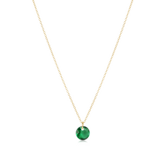 16" Necklace Gold - Reflection Small Charm