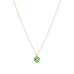 16" Necklace Gold - Reflection Small Charm