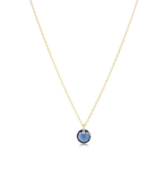 16" Necklace Gold - Reflection Small Charm