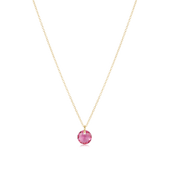 16" Necklace Gold - Reflection Small Charm