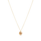 16" Necklace Gold - Reflection Small Charm