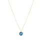 16" Necklace Gold - Reflection Small Charm