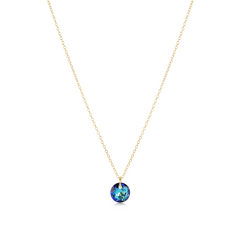 16" Necklace Gold - Reflection Small Charm
