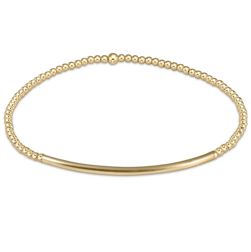 Bliss Bar Gold 2mm Bracelet