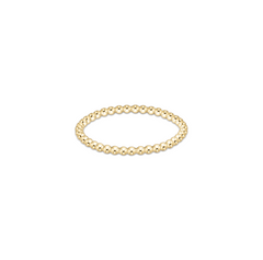 Classic Gold 1.5mm Bead Ring