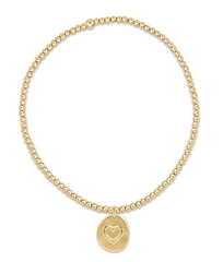 Extends Classic Gold 2mm Bracelet - Inspire Love Small Gold Disc