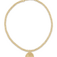 Extends Classic Gold 2mm Bracelet - Inspire Small Gold Disc