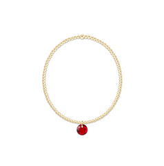 Classic Gold 2mm Bracelet - Reflection Small Charm