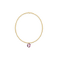 Classic Gold 2mm Bracelet - Reflection Small Charm