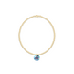 Classic Gold 2mm Bracelet - Reflection Small Charm