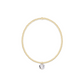 Classic Gold 2mm Bracelet - Reflection Small Charm