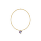Classic Gold 2mm Bracelet - Reflection Small Charm