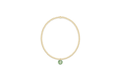 Classic Gold 2mm Bracelet - Reflection Small Charm