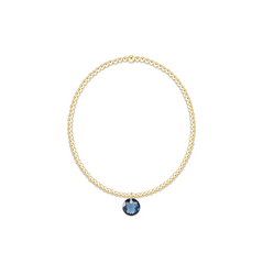 Classic Gold 2mm Bracelet - Reflection Small Charm