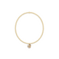 Classic Gold 2mm Bracelet - Reflection Small Charm