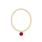 Classic Gold 3mm Bracelet - Reflection Charm