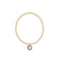 Classic Gold 3mm Bracelet - Reflection Charm