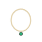 Classic Gold 3mm Bracelet - Reflection Charm