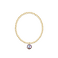 Classic Gold 3mm Bracelet - Reflection Charm