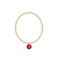 Classic Gold 3mm Bracelet - Reflection Charm
