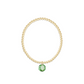 Classic Gold 3mm Bracelet - Reflection Charm