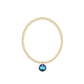 Classic Gold 3mm Bracelet - Reflection Charm