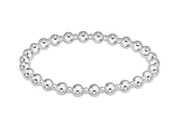 Classic Grateful Pattern 5mm Bead Bracelet - Sterling