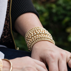 Dignity Gold 6mm Bead Bracelet
