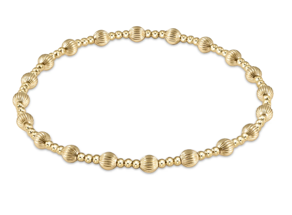 Extends Dignity Sincerity Gold 4mm Bracelet