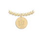 eCOLLEGIATE Extends Classic Gold 3mm Bracelet - Indiana University