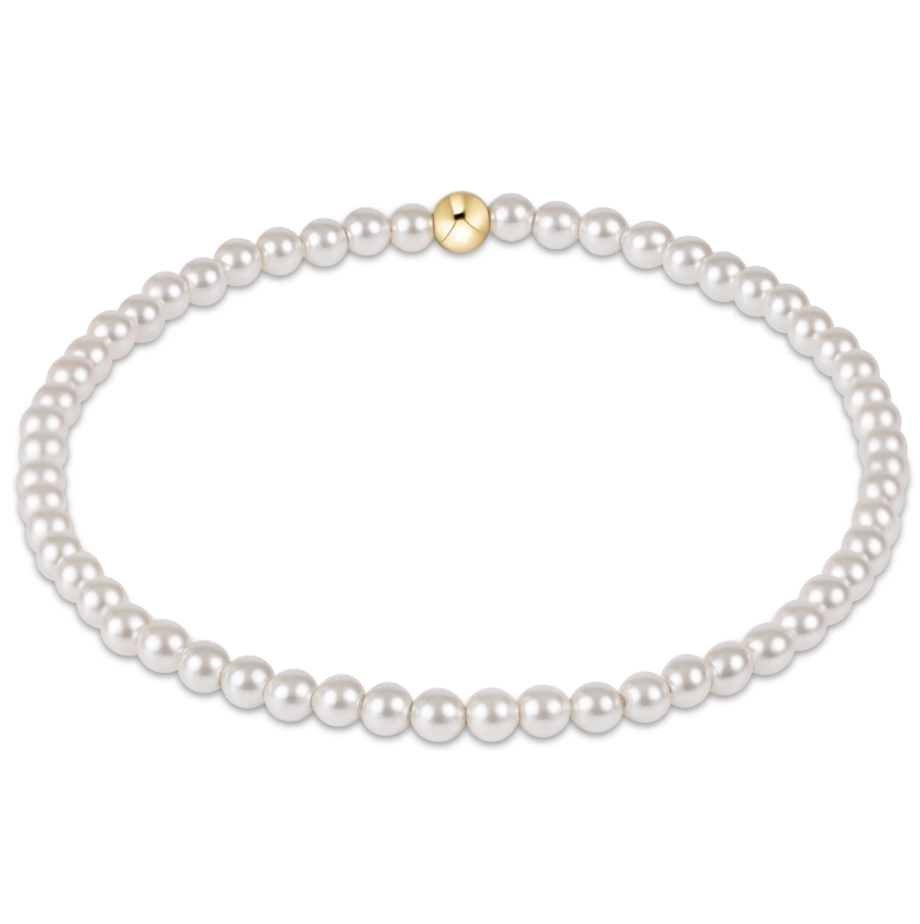 egirl Classic Pearl 3mm Bead Bracelet
