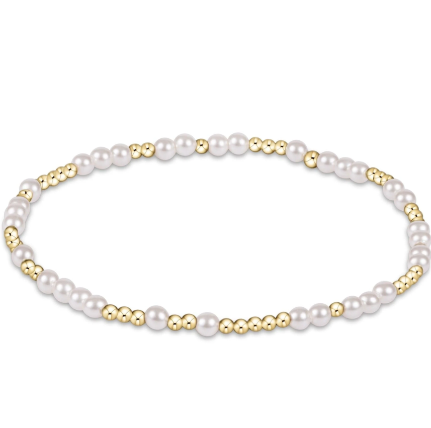 egirl Hope Unwritten Pearl 3mm Bracelet