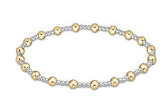 enewton Extends - Classic Sincerity Pattern 4mm Bead Bracelet - Mixed Metal