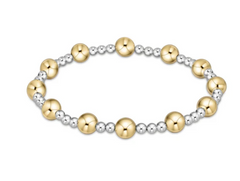 enewton Extends - Classic Sincerity Pattern 6mm Bead Bracelet - Mixed Metal