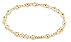 Hope Unwritten 4mm Bead Bracelet - Gold - Size 7.25''