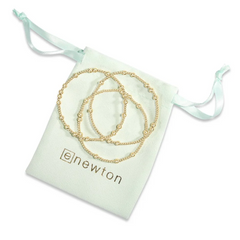 Hope Unwritten 4mm Bead Bracelet - Gold - Size 7.25''