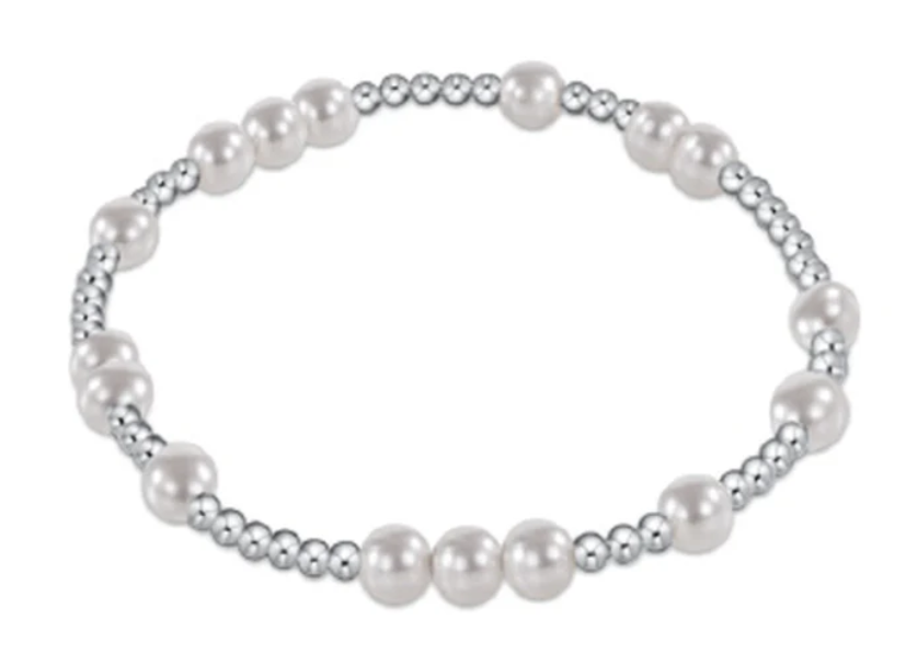 enewton Extends - Hope Unwritten Sterling 5mm Bead Bracelet - Pearl