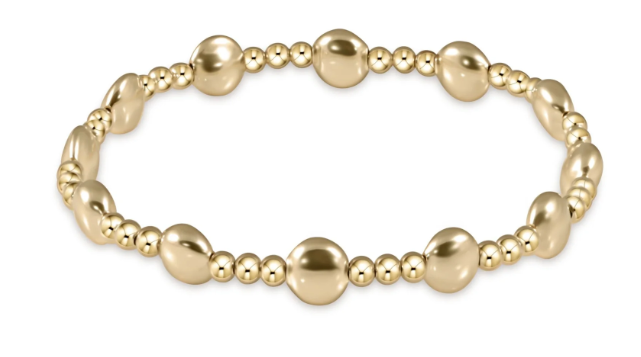 Extends Honesty Sincerity Gold 6mm Bracelet