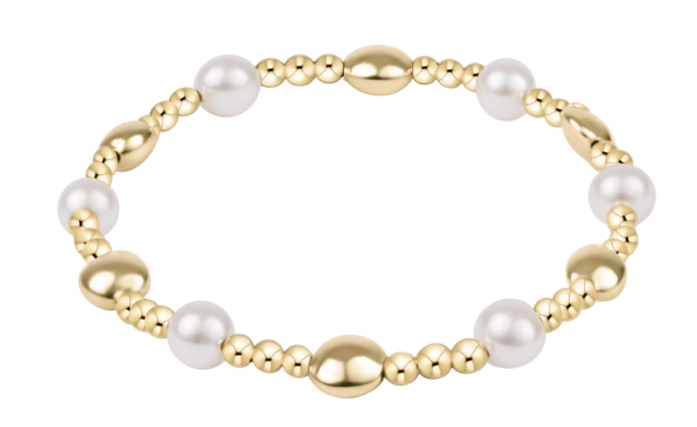 Extends Honesty Sincerity Pearl 6mm Bracelet