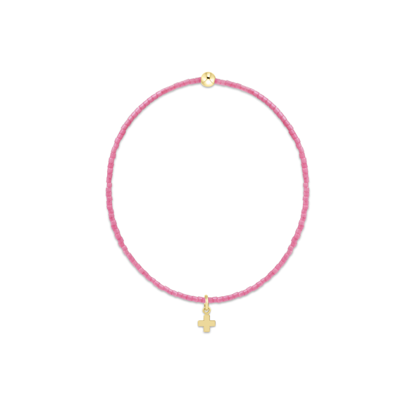 Hope Classic Bracelet - Signature Cross Small Gold Charm
