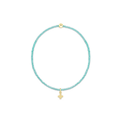 Hope Classic Bracelet - Signature Cross Small Gold Charm